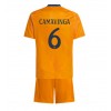 Real Madrid Eduardo Camavinga #6 Auswärtstrikot 2024-25 Kurzarm (+ kurze hosen)